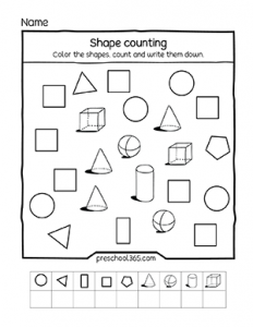 2d-and-2d-shapes-kindergarten-activity-sheets-level3-02s | Preschool365