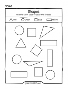 shape-activity-sheets-for-pre-k-level2-02 | Preschool365