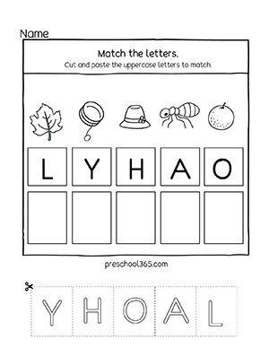 Free letter tracing activity sheets for 5 year old children