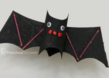 How to make a spooky Halloween bat.