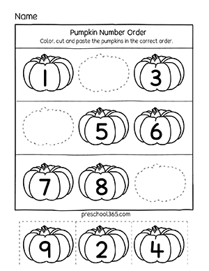 Quality Fall pumpkin patch theme activity worksheets for homeschool children
