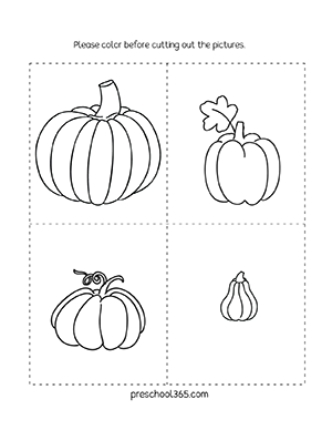 Homeschool free resources on pumpkin theme