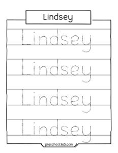 preschool-practice-name-tracing-sheets-lindsey | Preschool365