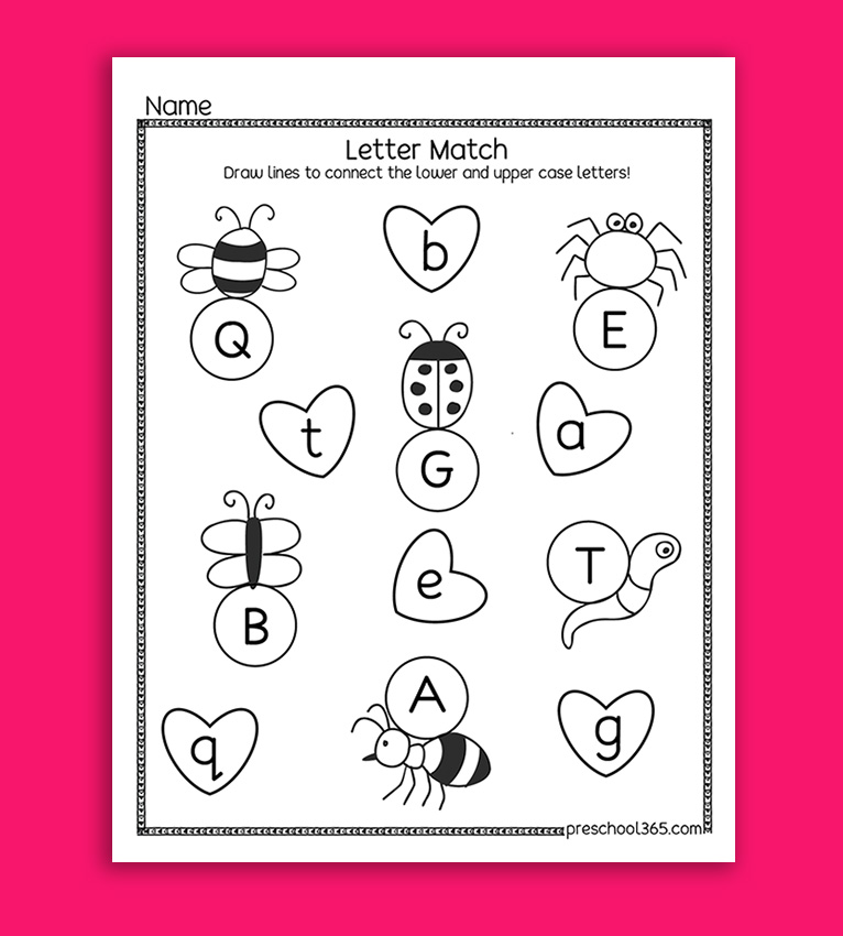 Little Hearts Valentine's Theme Packet (23 Page Activity Pack) - Image 17