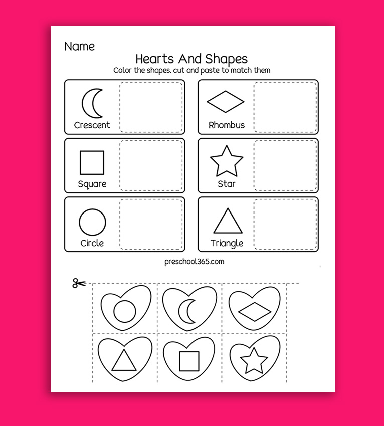 Little Hearts Valentine's Theme Packet (23 Page Activity Pack) - Image 24