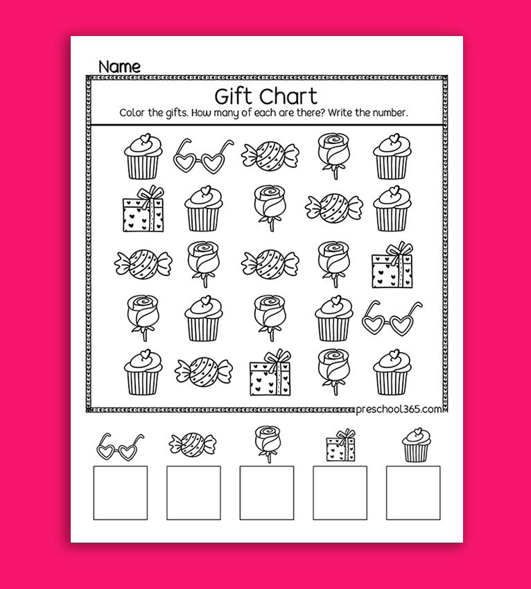 Little Hearts Valentine's Theme Packet (23 Page Activity Pack) - Image 7