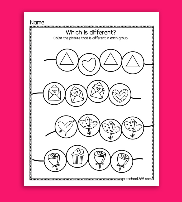 Little Hearts Valentine's Theme Packet (23 Page Activity Pack) - Image 12