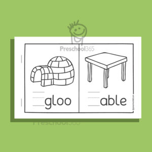 Fun Picture and beginning Letter sounds activity for kindergarten children