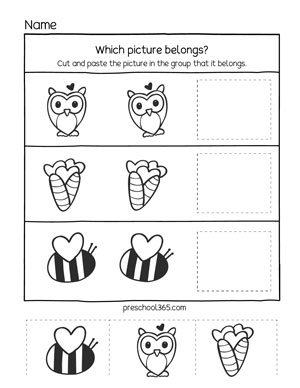 Happy Valentines Day Worksheets for homeschoolers