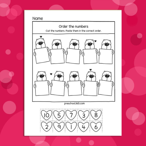 Valentines day activities for preschool homeschools