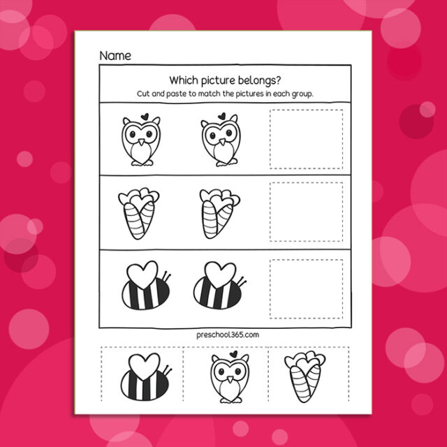 Little Hearts Valentine's Theme Packet (22-Page Activity Pack)