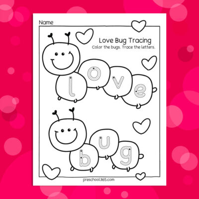 Little Hearts Valentine's Theme Packet (22-Page Activity Pack)