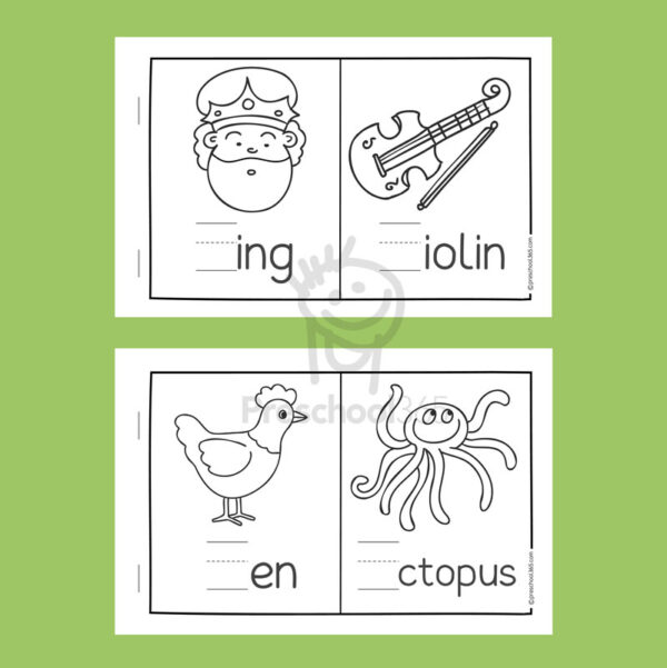 Beginning sounds! Color it, Sound it & Write it
