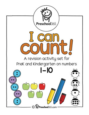 counting 1-10 for 4-6year old children