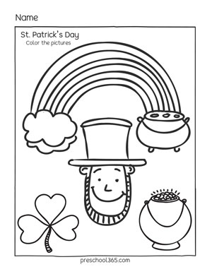 Celebrate st patricks day with 4 year olds