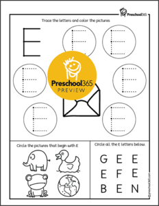 Uppercase Letter Tracing Activity Packet 2-5yr oldsPreschool365