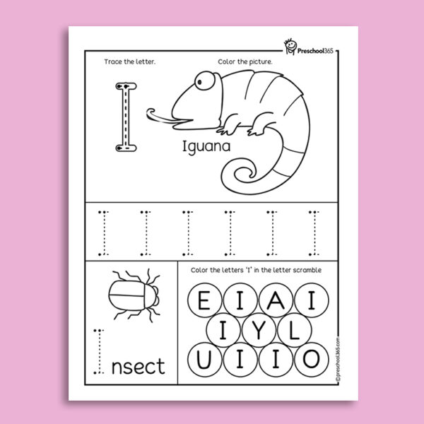 Uppercase Letter Tracing Activity Packet 2-5yr oldsPreschool365