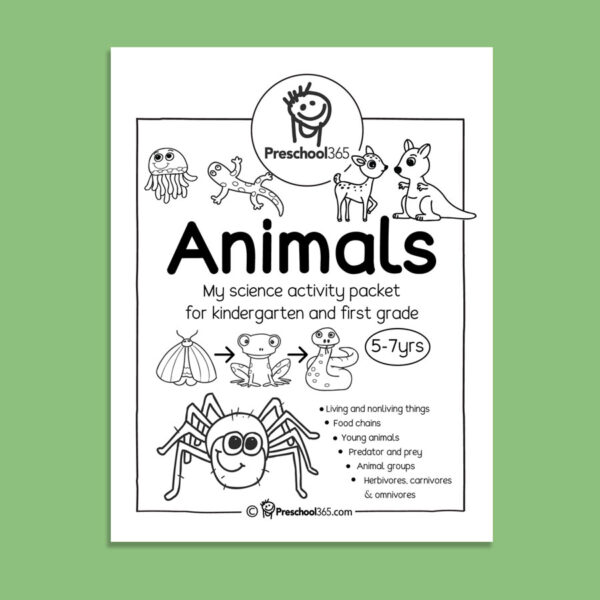 Animals: A science activity packet for 5-7year olds