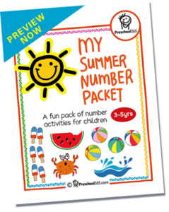 My Summer Numbers Activity Packet