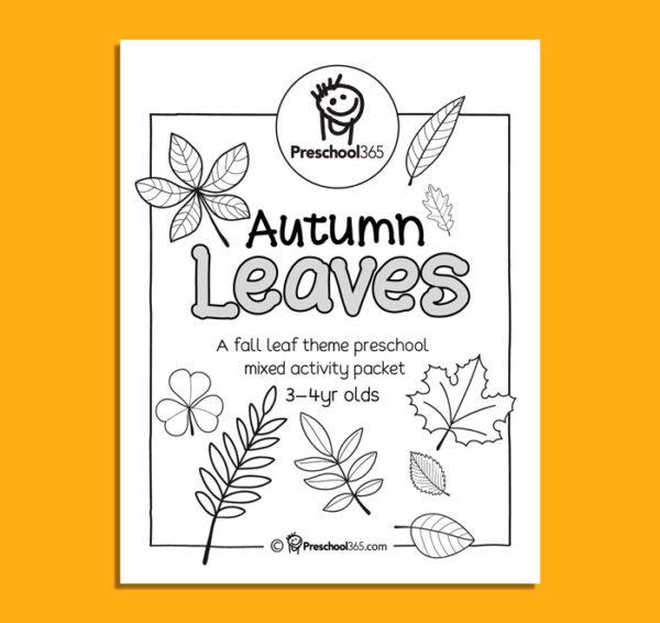Fall leaves activity theme packet