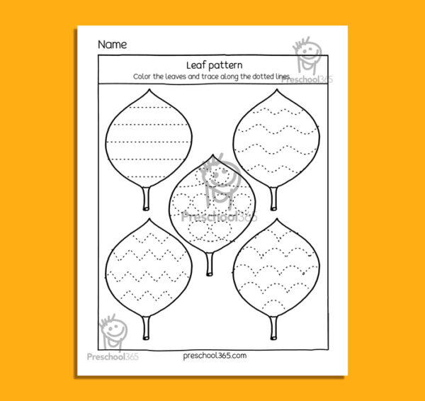 Line tracing activity page