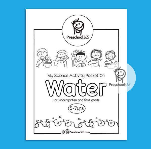 First grade water science activity worksheet