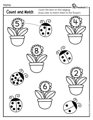Spring Math Activities For Preschoolers