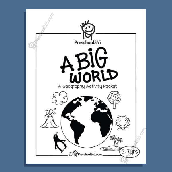 A-big-world-kindergarten-activity-packet