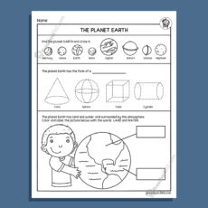 A Big World Kindergarten Geography Activity Packet (25pages)