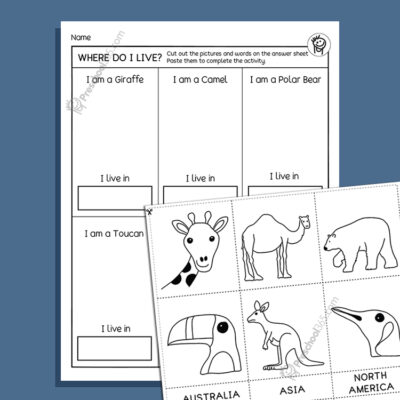 A Big World Kindergarten Geography Activity Packet (25pages)