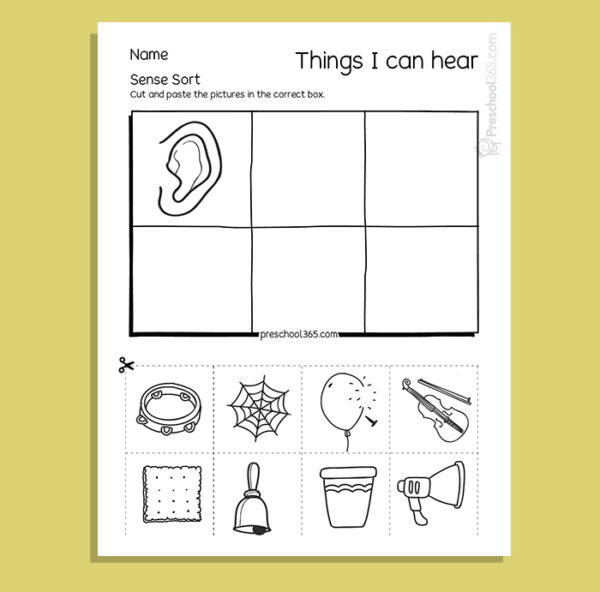 My Five Super Senses Activity Pack (18 activities)