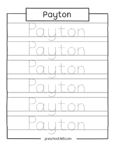 Free name tracing sheets for toddlers