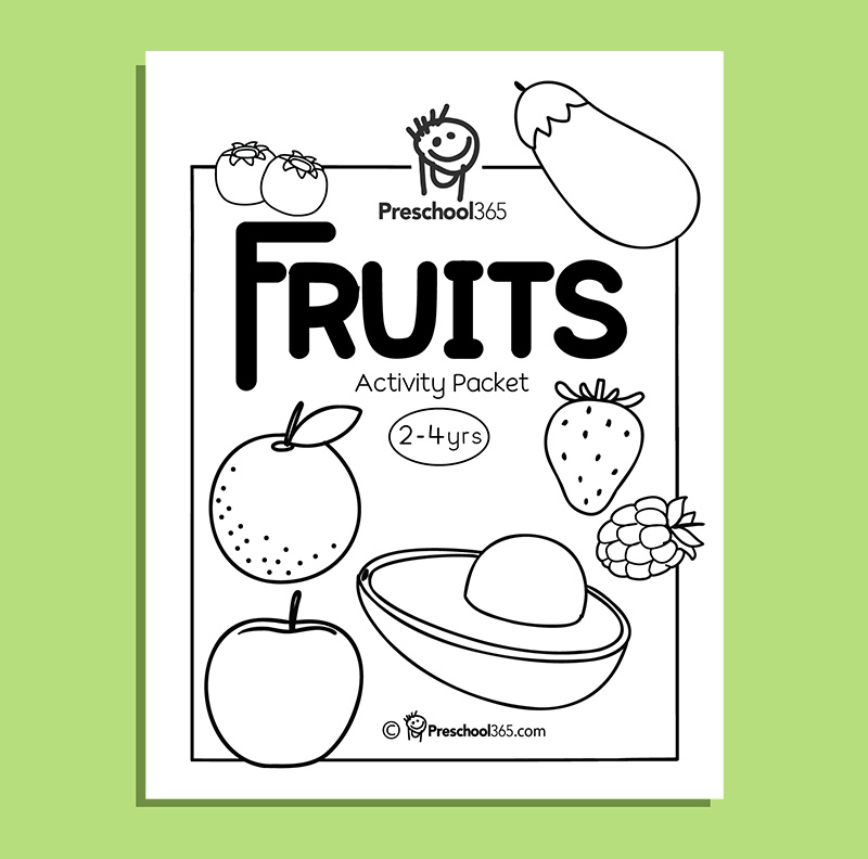 Circle the Small Fruits, Find Big or Small Worksheet for Kids