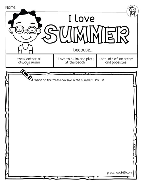 Fun worksheets on the seasons for first grade kids