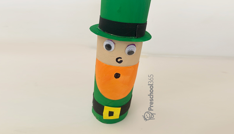 Make a cute leprechaun craft for st patricks day