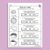 Kitchen Utensils Activity Packet for 5-7yr-olds