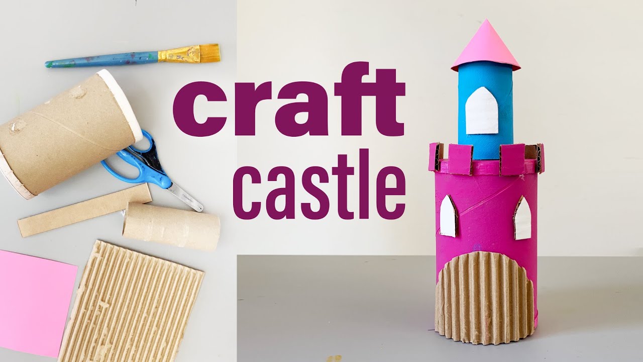 Princess castle paper craft activity