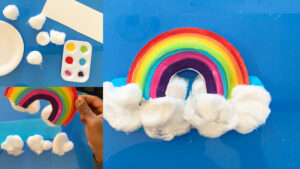 Fun and easy rainbow crafting for kids