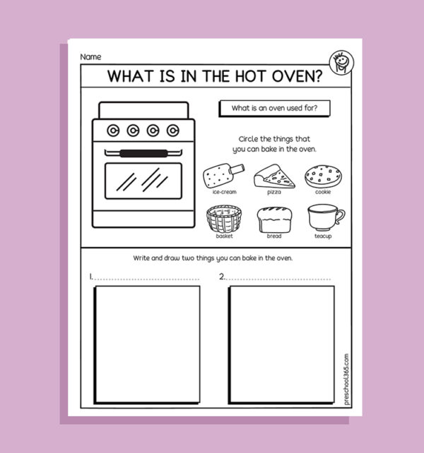 Uses of the oven for 1st grade kids