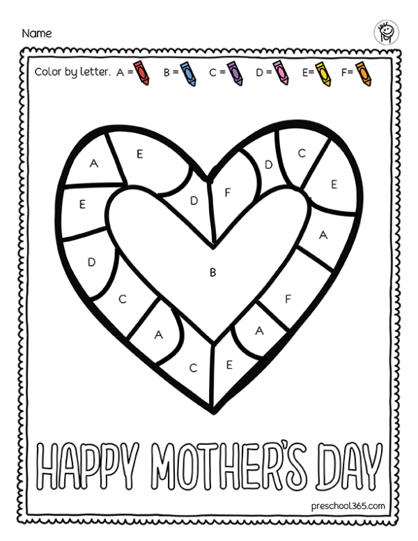 Free Happy Mother #39 s Day Activities for preschool kids Free Happy Mother #39 s Day Activities for preschool kids