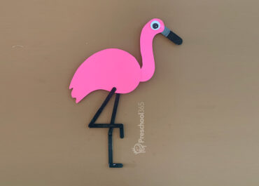 Fun Paper Flamingo Craft