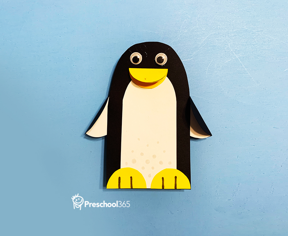 How to Make a Simple Paper Penguin Craft​