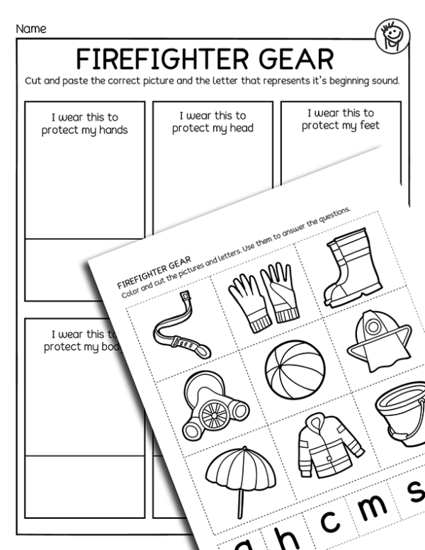 Free-preschool-firefighter-gear-activity-sheets | Preschool365