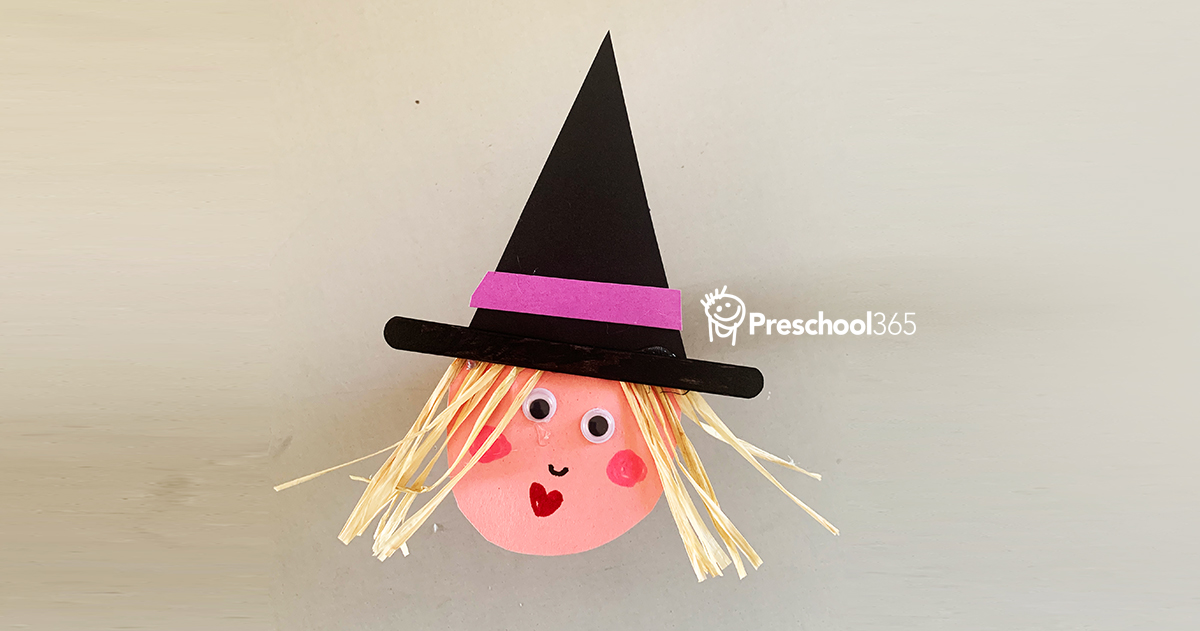 Fun Paper Witch Craft Activity
