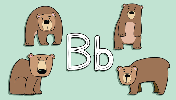 Free bear activity sheets for preschool kids