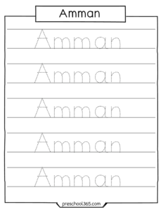 Help your preschool child write their name