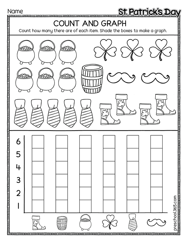 Kindergarten graphing worksheet for kids