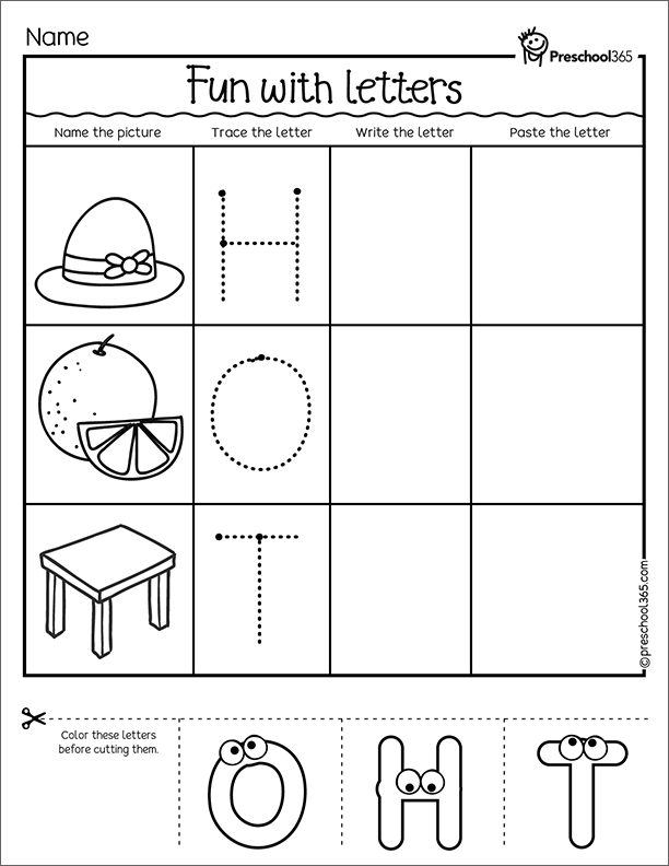 Quality preschool uppercase beginning sounds letter tracing worksheet for homeschool kids
