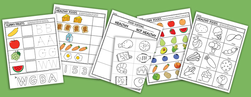 Preschool yummy foods for kids